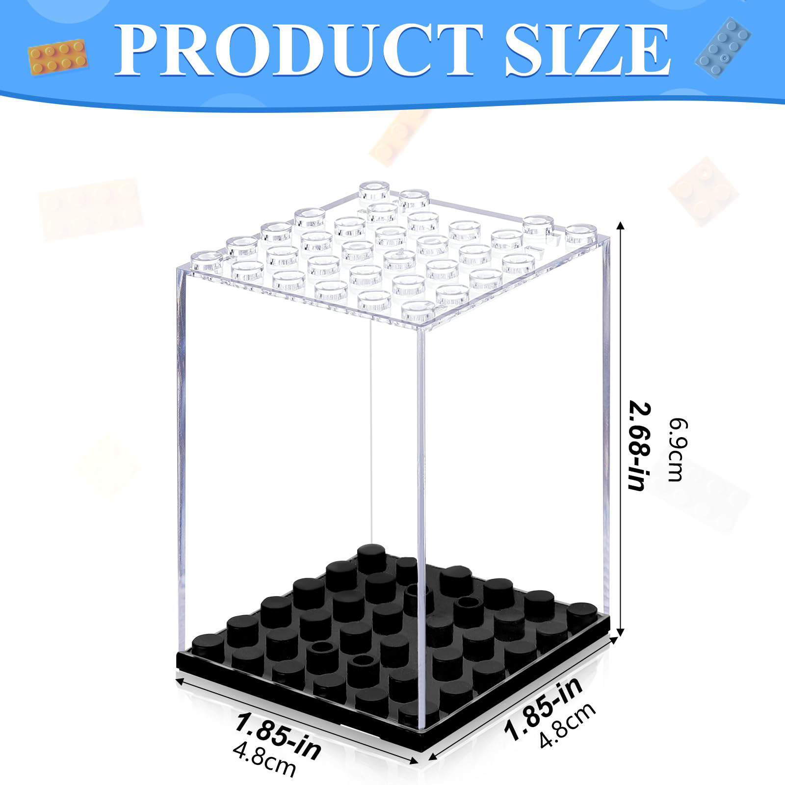 Acrylic Building Block Display - Action Figure Stand recension och pris