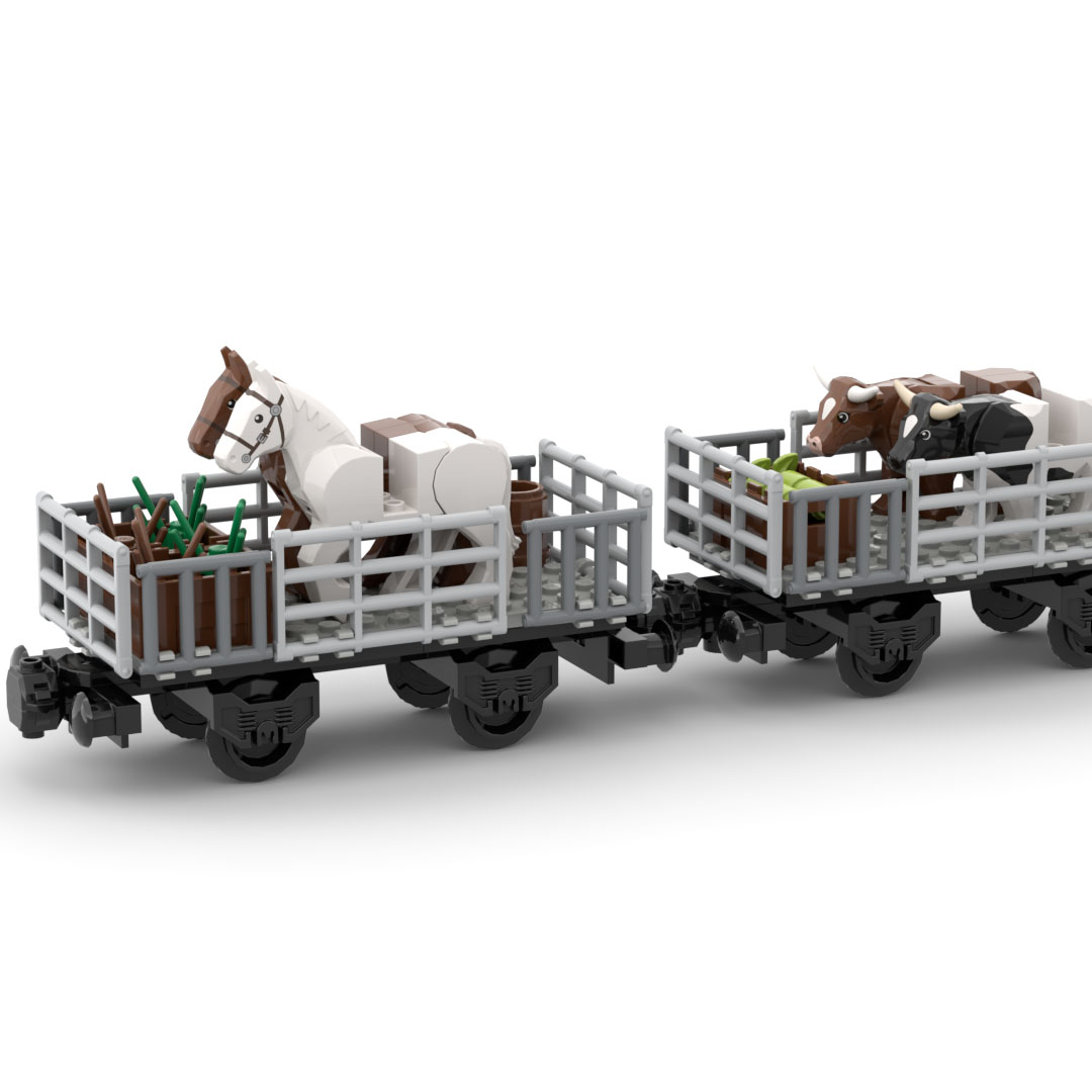 MOC Train Animal Transport Veh - Lego Set Creator recension och pris
