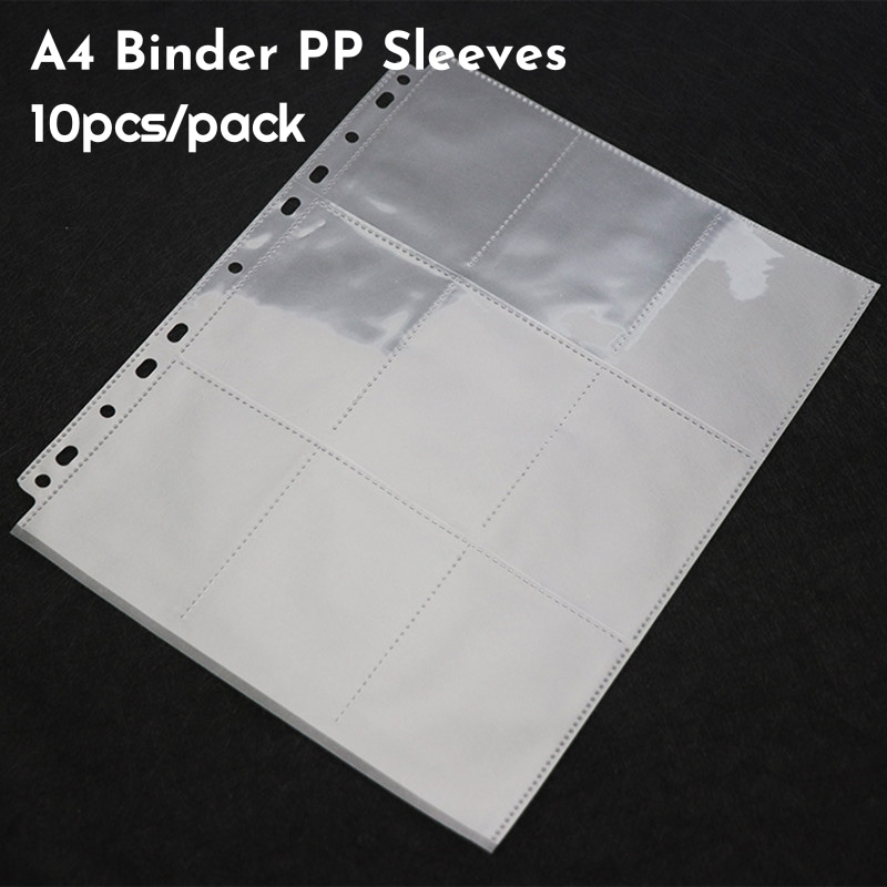 SKYSONIC 10pcs/Set A4 Binde PP - Card Penny Sleeve recension och pris