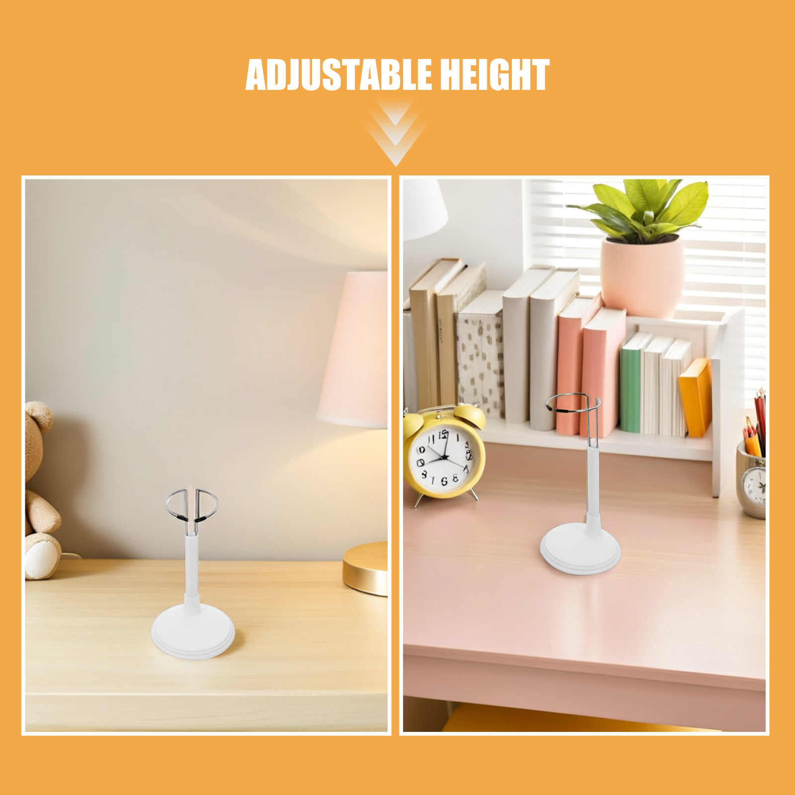 5Pcs White Adjustable Action F - Action Figure Stand recension och pris