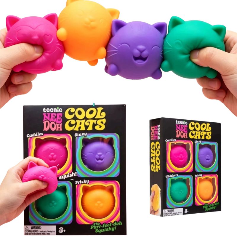 Mini 4 Pack Set Needoh Nice Ic - Fidget Cube Original recension och pris